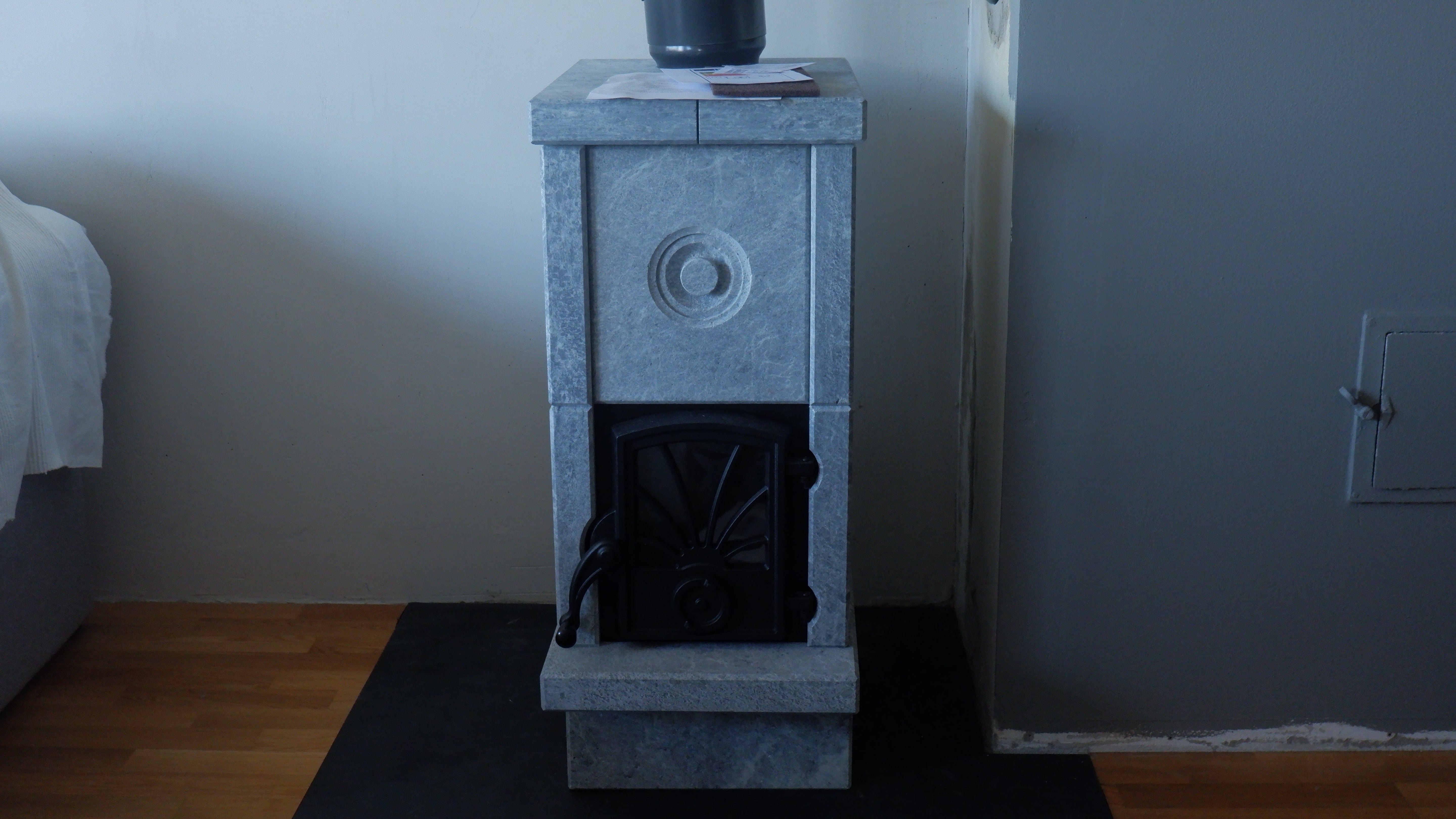 Beredskapsovn: Kleberstein og kokeplate